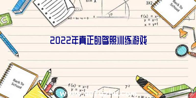 2022年真正的驾照训练游戏