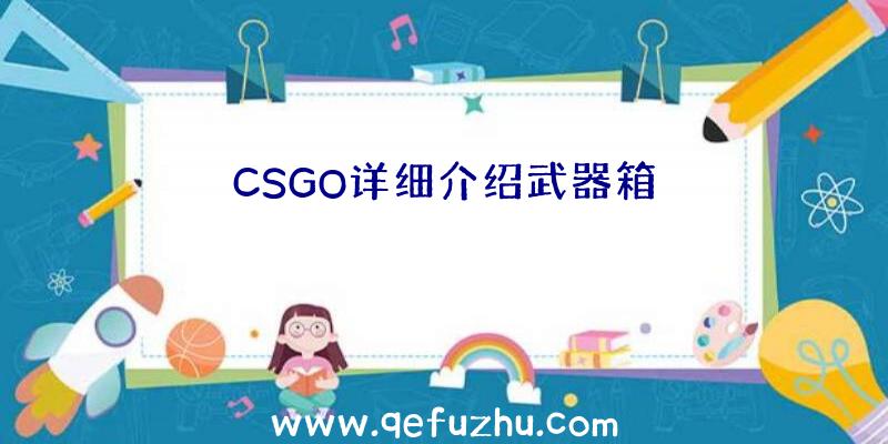 CSGO详细介绍武器箱