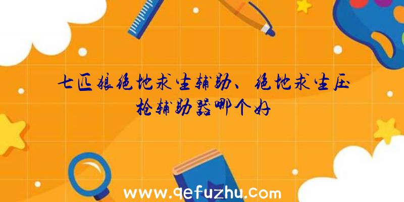 七匹狼绝地求生辅助、绝地求生压枪辅助器哪个好