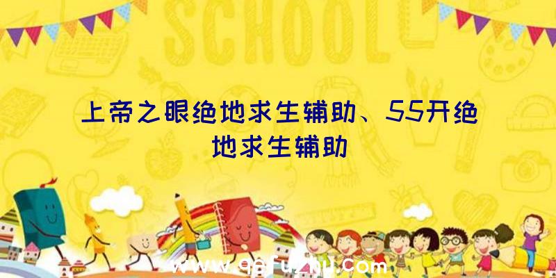 上帝之眼绝地求生辅助、55开绝地求生辅助