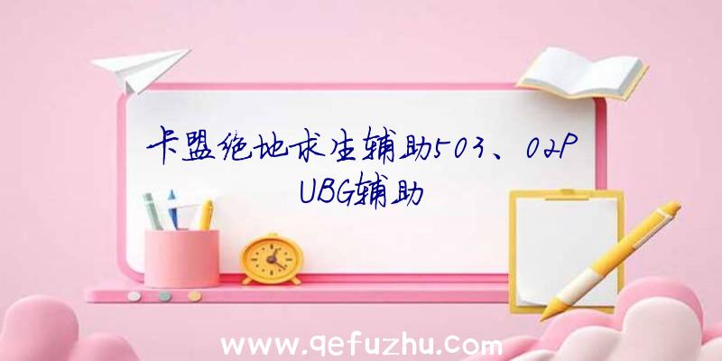 卡盟绝地求生辅助503、02PUBG辅助