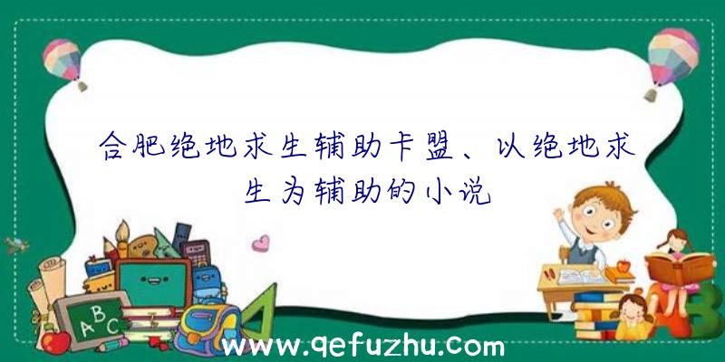 合肥绝地求生辅助卡盟、以绝地求生为辅助的小说