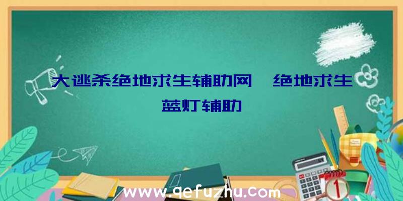 大逃杀绝地求生辅助网、绝地求生蓝灯辅助