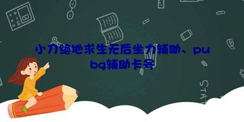 小刀绝地求生无后坐力辅助、pubg辅助卡号