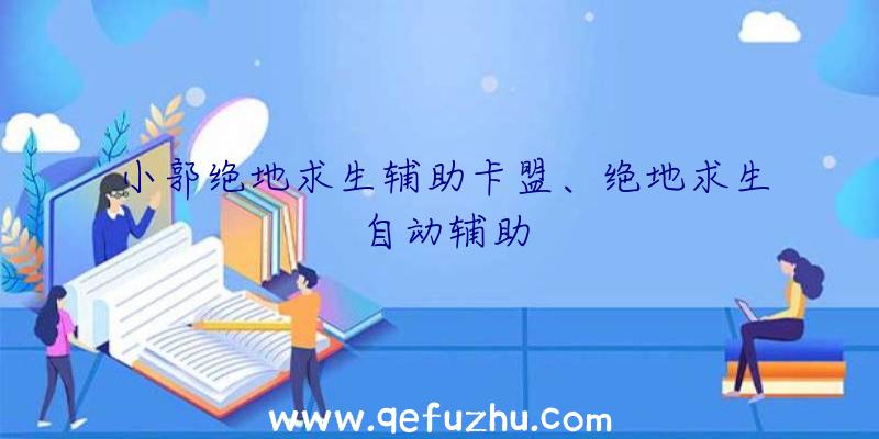 小郭绝地求生辅助卡盟、绝地求生自动辅助