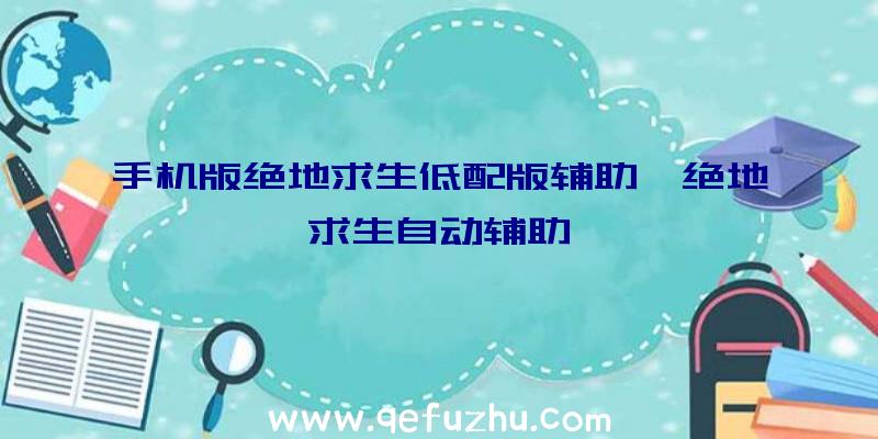 手机版绝地求生低配版辅助、绝地求生自动辅助