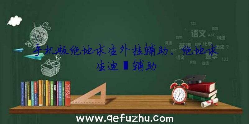 手机版绝地求生外挂辅助、绝地求生迪迦辅助