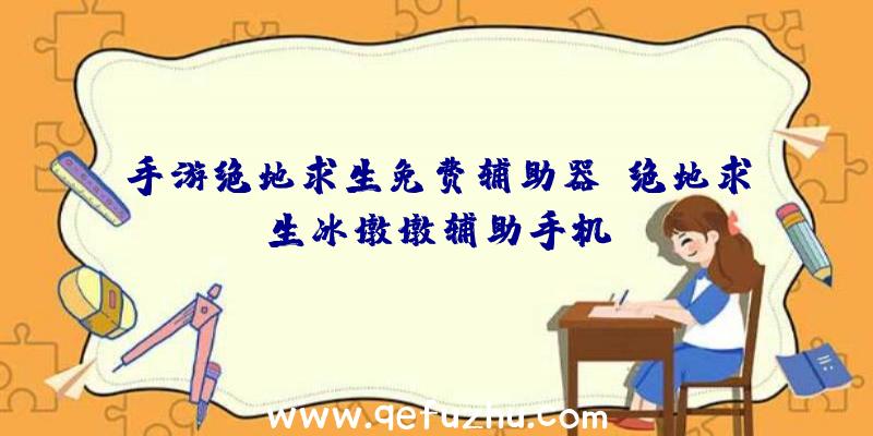 手游绝地求生免费辅助器、绝地求生冰墩墩辅助手机