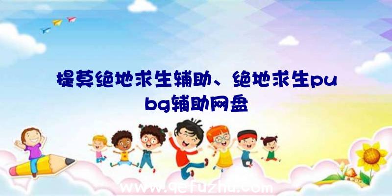 提莫绝地求生辅助、绝地求生pubg辅助网盘