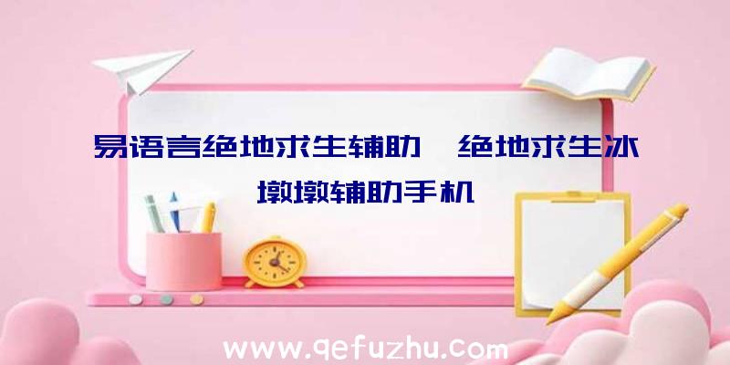 易语言绝地求生辅助、绝地求生冰墩墩辅助手机