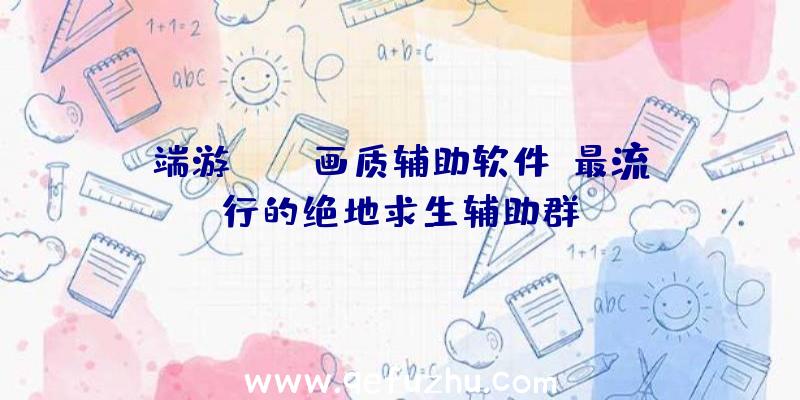 端游pubg画质辅助软件、最流行的绝地求生辅助群