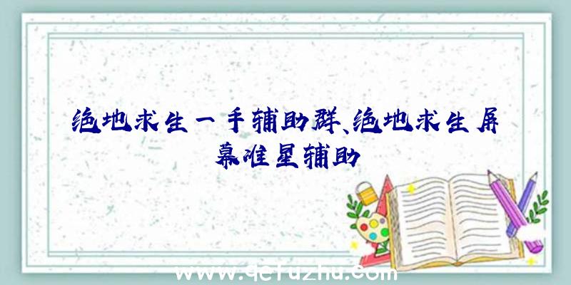 绝地求生一手辅助群、绝地求生屏幕准星辅助