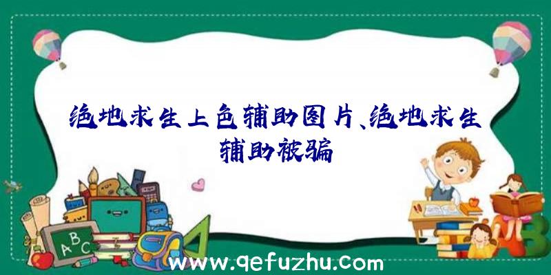 绝地求生上色辅助图片、绝地求生辅助被骗