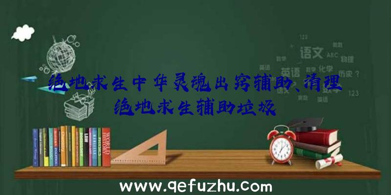 绝地求生中华灵魂出窍辅助、清理绝地求生辅助垃圾