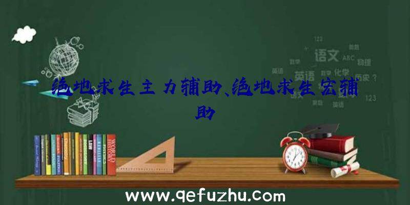 绝地求生主力辅助、绝地求生宏辅助