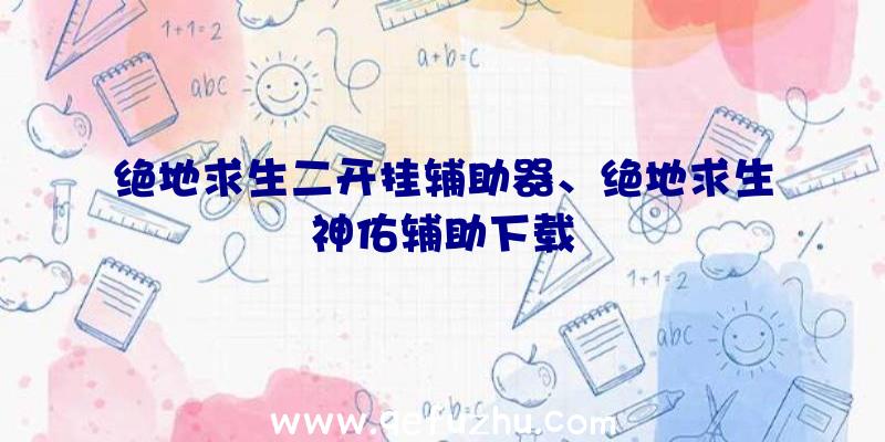 绝地求生二开挂辅助器、绝地求生神佑辅助下载