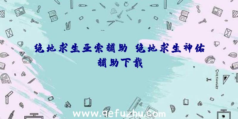 绝地求生亚索辅助、绝地求生神佑辅助下载