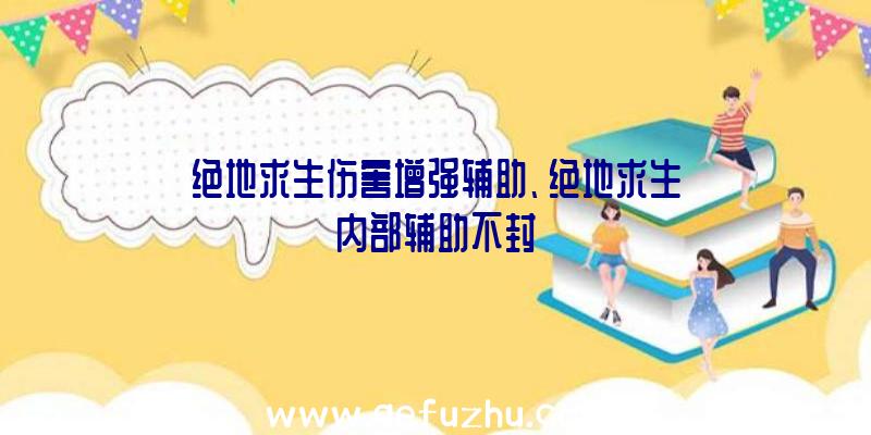 绝地求生伤害增强辅助、绝地求生内部辅助不封