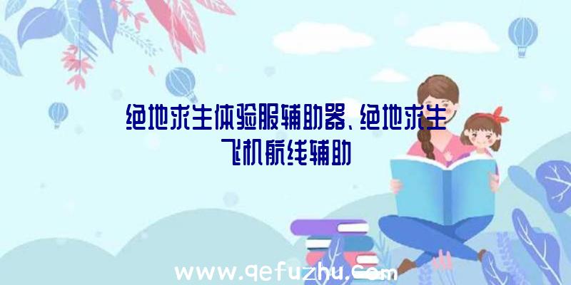 绝地求生体验服辅助器、绝地求生飞机航线辅助