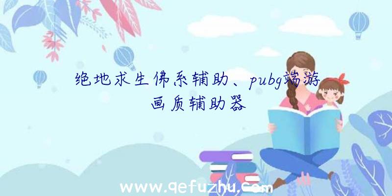 绝地求生佛系辅助、pubg端游画质辅助器