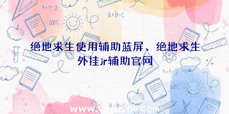 绝地求生使用辅助蓝屏、绝地求生外挂jr辅助官网