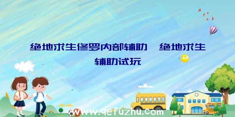 绝地求生修罗内部辅助、绝地求生辅助试玩