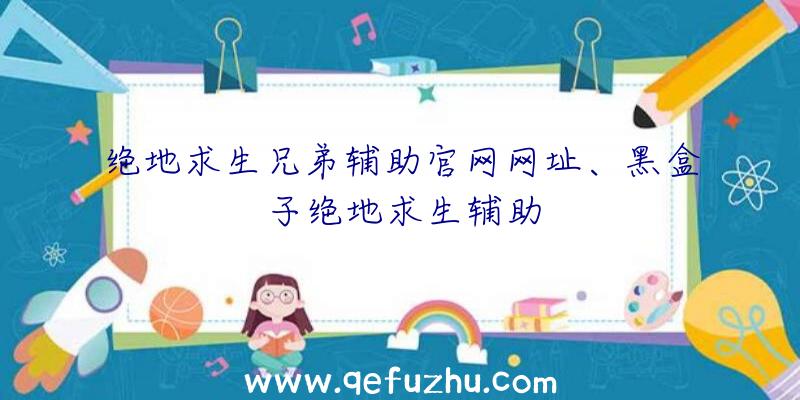 绝地求生兄弟辅助官网网址、黑盒子绝地求生辅助