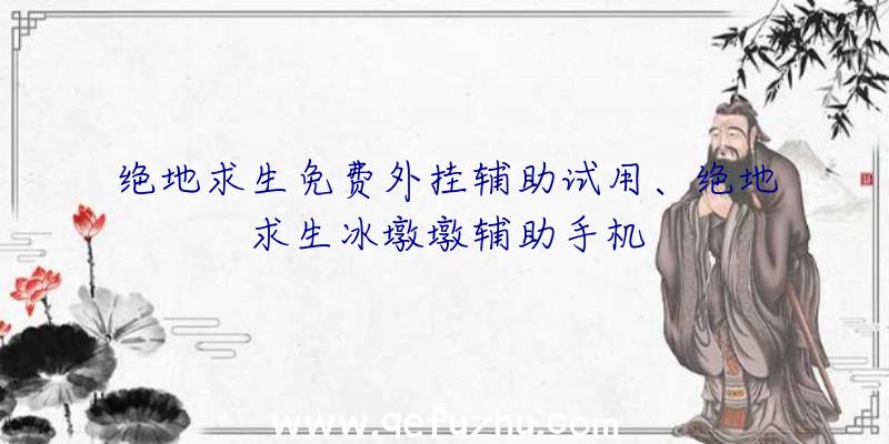 绝地求生免费外挂辅助试用、绝地求生冰墩墩辅助手机