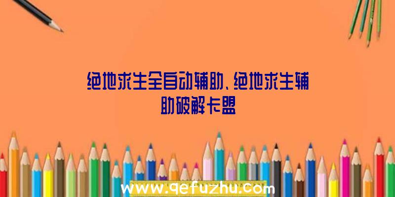 绝地求生全自动辅助、绝地求生辅助破解卡盟