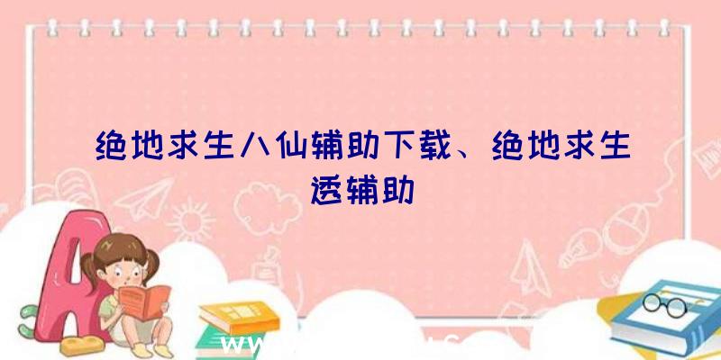 绝地求生八仙辅助下载、绝地求生透辅助