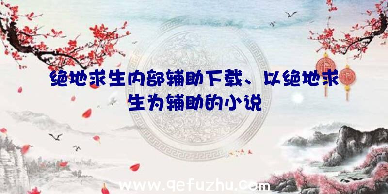 绝地求生内部辅助下载、以绝地求生为辅助的小说