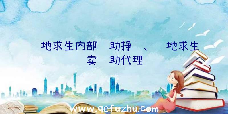 绝地求生内部辅助挣钱、绝地求生卖辅助代理