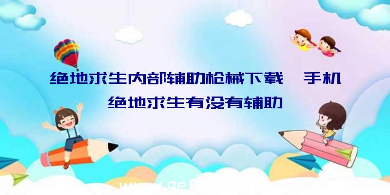 绝地求生内部辅助枪械下载、手机绝地求生有没有辅助