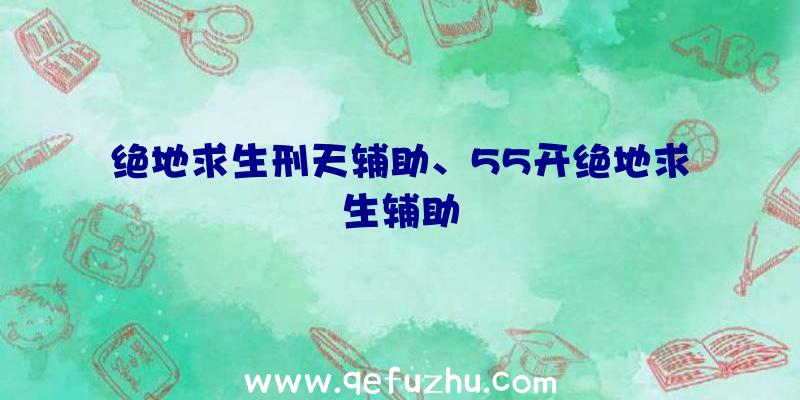 绝地求生刑天辅助、55开绝地求生辅助