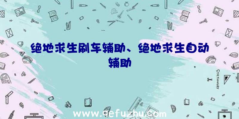 绝地求生刷车辅助、绝地求生自动辅助