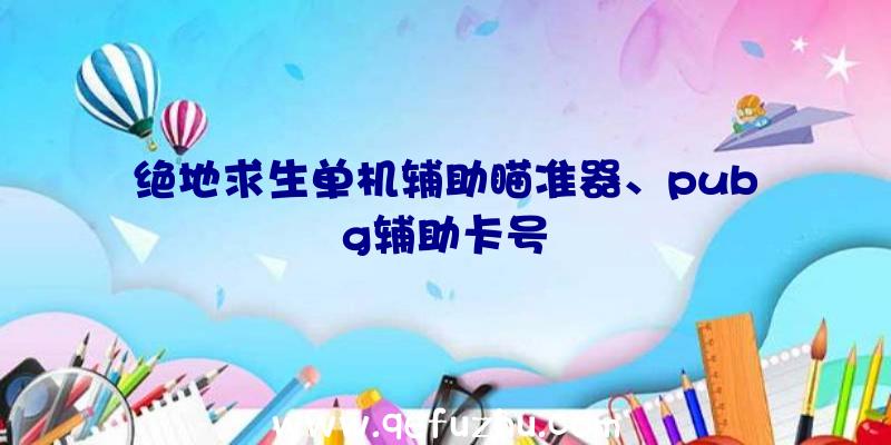 绝地求生单机辅助瞄准器、pubg辅助卡号