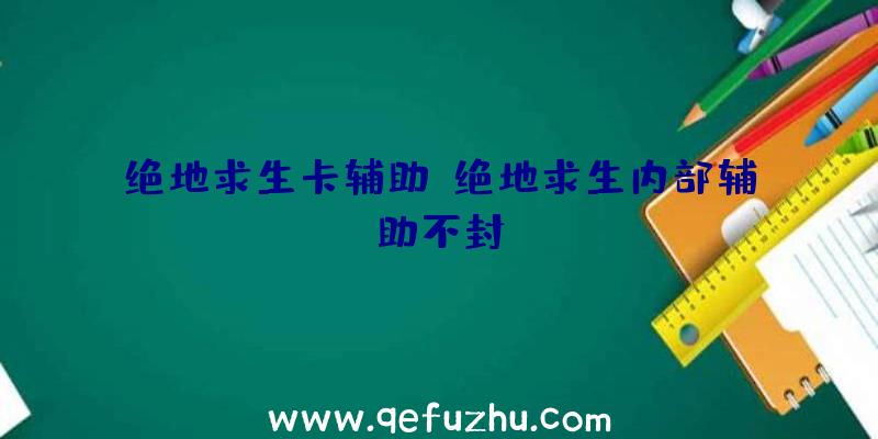 绝地求生卡辅助、绝地求生内部辅助不封