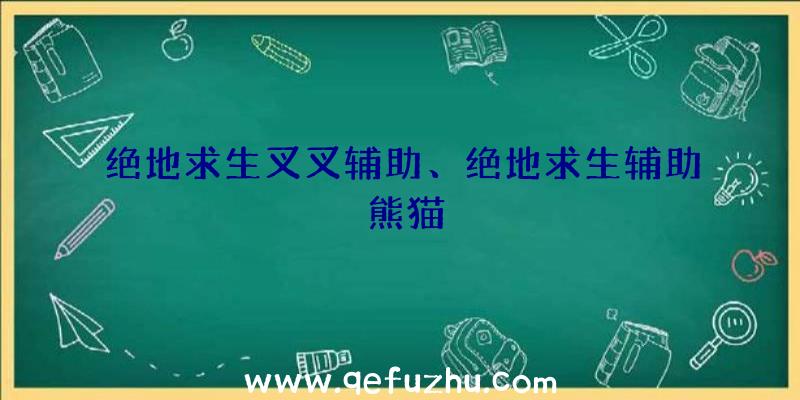 绝地求生叉叉辅助、绝地求生辅助