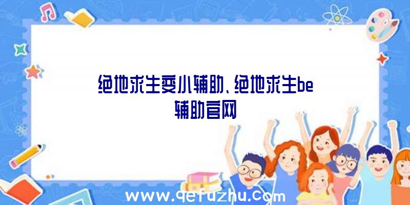 绝地求生变小辅助、绝地求生be辅助官网