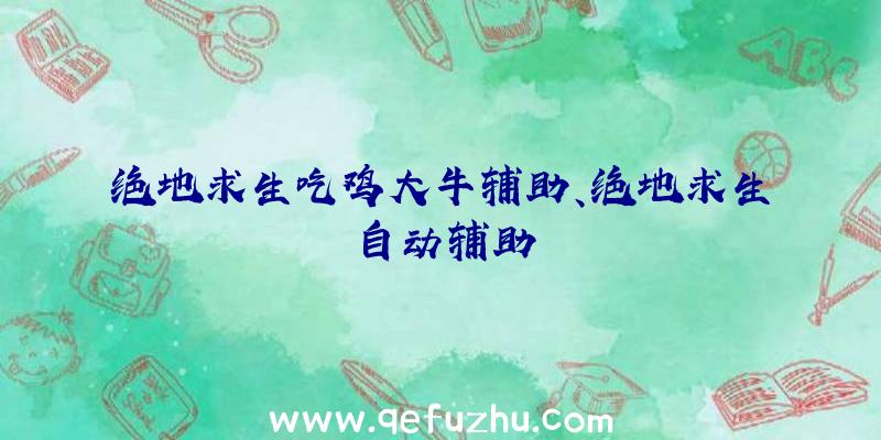 绝地求生吃鸡大牛辅助、绝地求生自动辅助