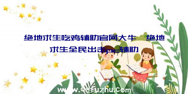 绝地求生吃鸡辅助官网大牛、绝地求生全民出击pc辅助