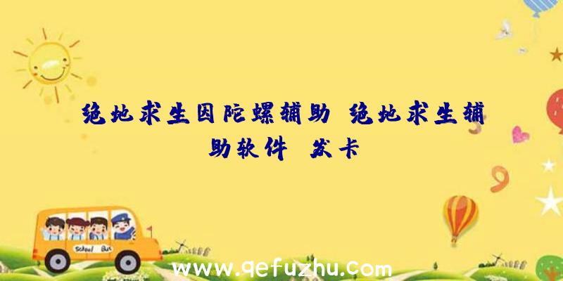 绝地求生因陀螺辅助、绝地求生辅助软件