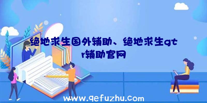 绝地求生国外辅助、绝地求生gtr辅助官网