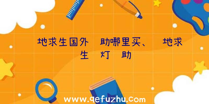 绝地求生国外辅助哪里买、绝地求生蓝灯辅助