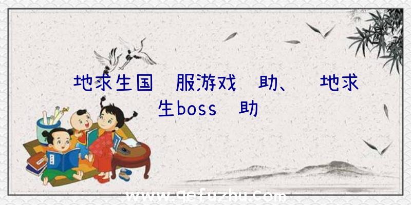 绝地求生国际服游戏辅助、绝地求生boss辅助