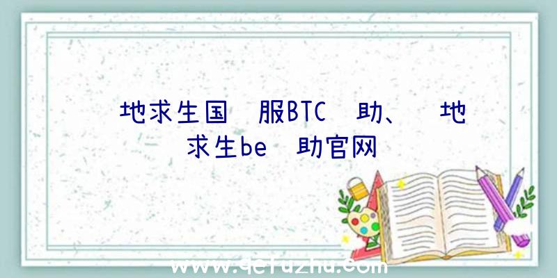 绝地求生国际服BTC辅助、绝地求生be辅助官网