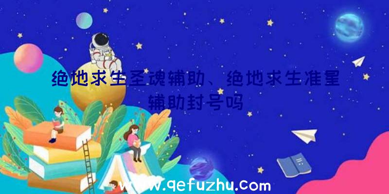 绝地求生圣魂辅助、绝地求生准星辅助封号吗