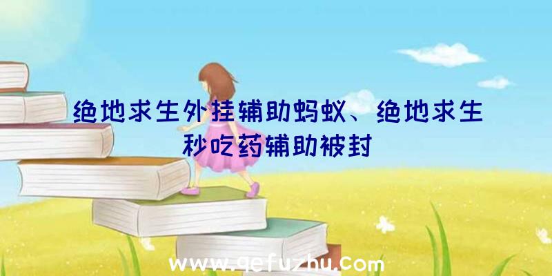 绝地求生外挂辅助蚂蚁、绝地求生秒吃药辅助被封