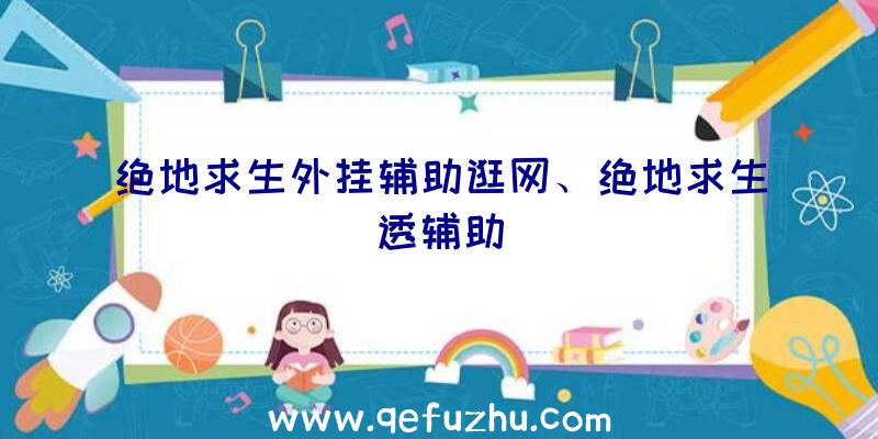 绝地求生外挂辅助逛网、绝地求生透辅助