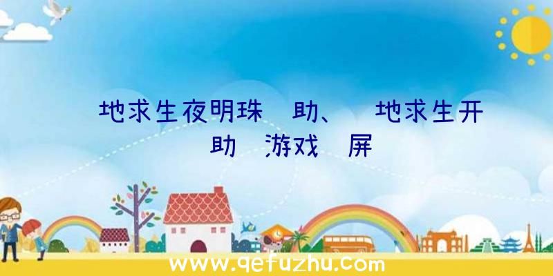 绝地求生夜明珠辅助、绝地求生开辅助进游戏蓝屏